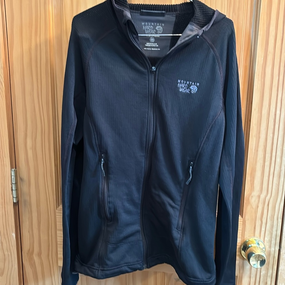 Mountain Hardwear Women's Black Full-Zip Hooded Jacket